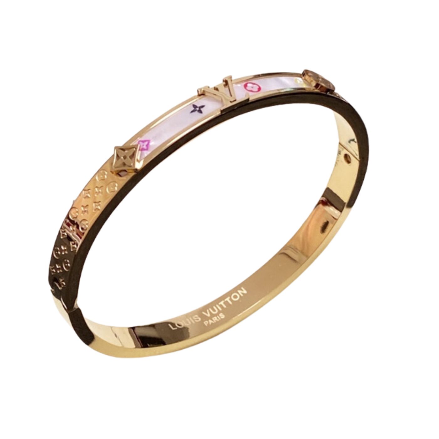 L0vis Vvtt0n Pattern Bracelet Gold For Women