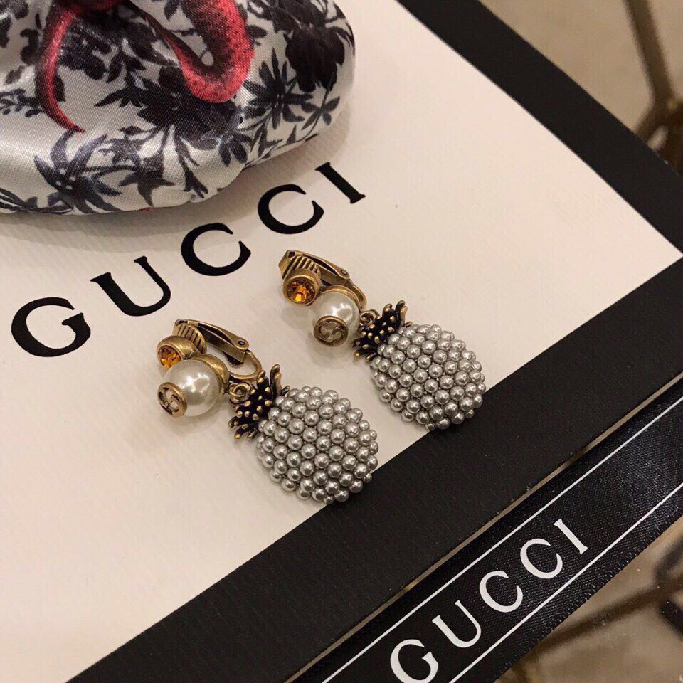 Gvc*1 Pineapple Earrings Gold For Women