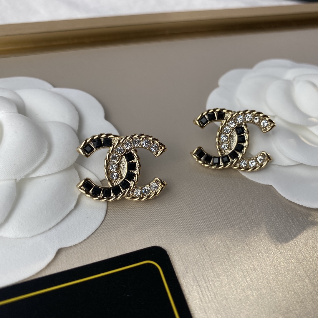Ch**el Spring Earrings Gold For Women
