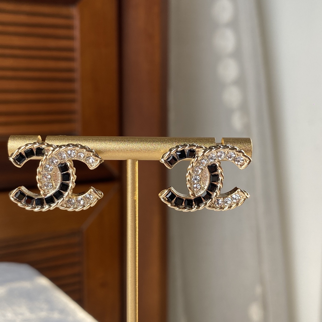 Ch**el Spring Earrings Gold For Women