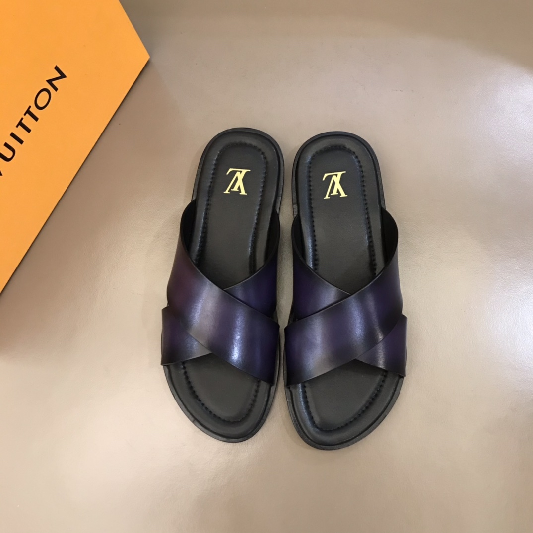 L0vis Vvtt0n LV Oasis Mule Purple For Men