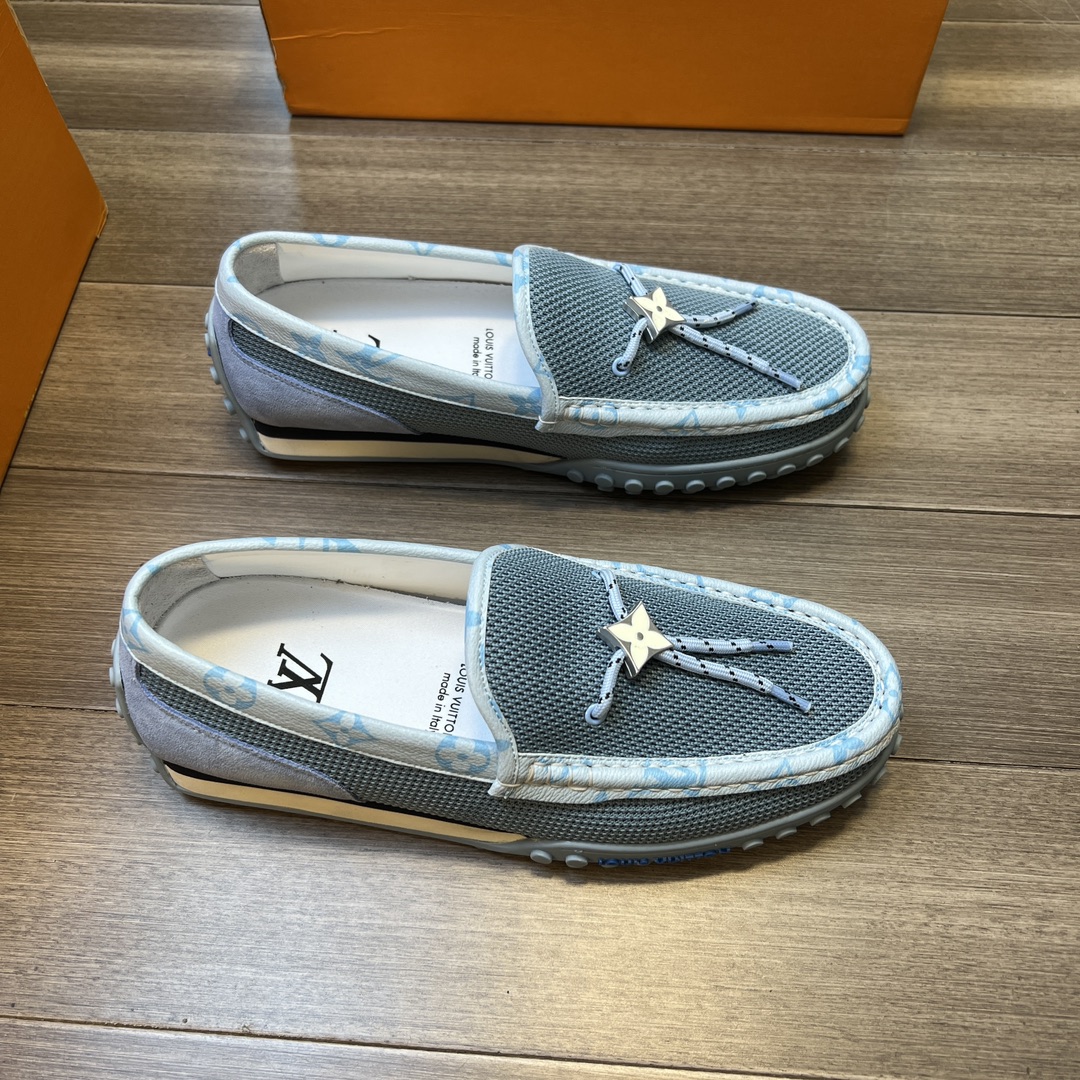 L0vis Vvtt0n LV Racer Moccasin Blue For Men