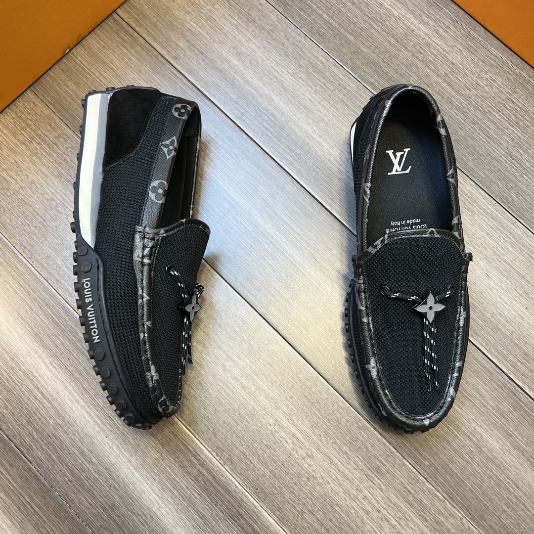 L0vis Vvtt0n LV Racer Moccasin Black For Men 1A9ZH6