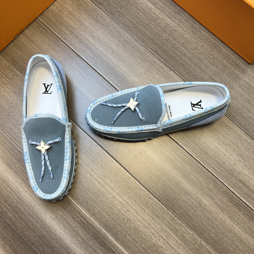 L0vis Vvtt0n LV Racer Moccasin Blue For Men