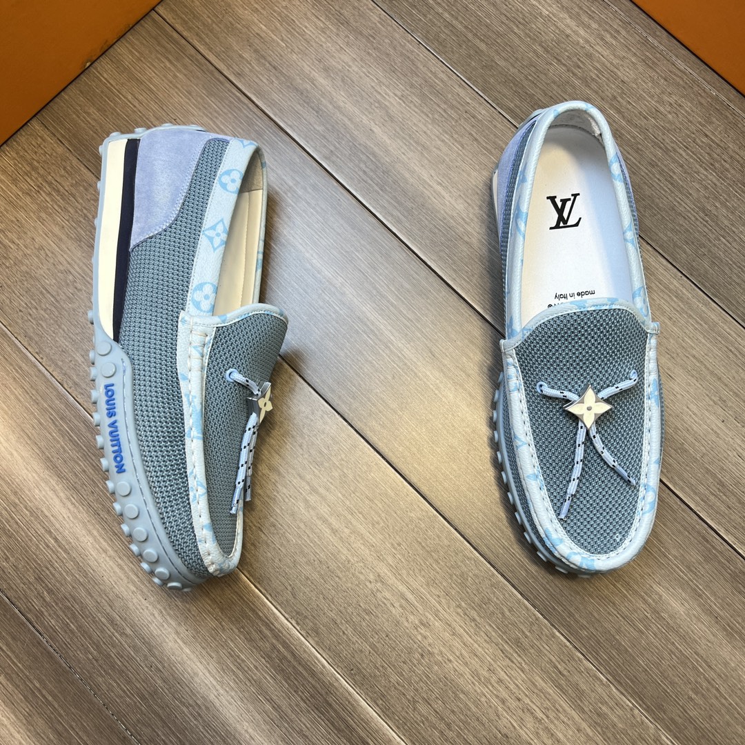 L0vis Vvtt0n LV Racer Moccasin Blue For Men