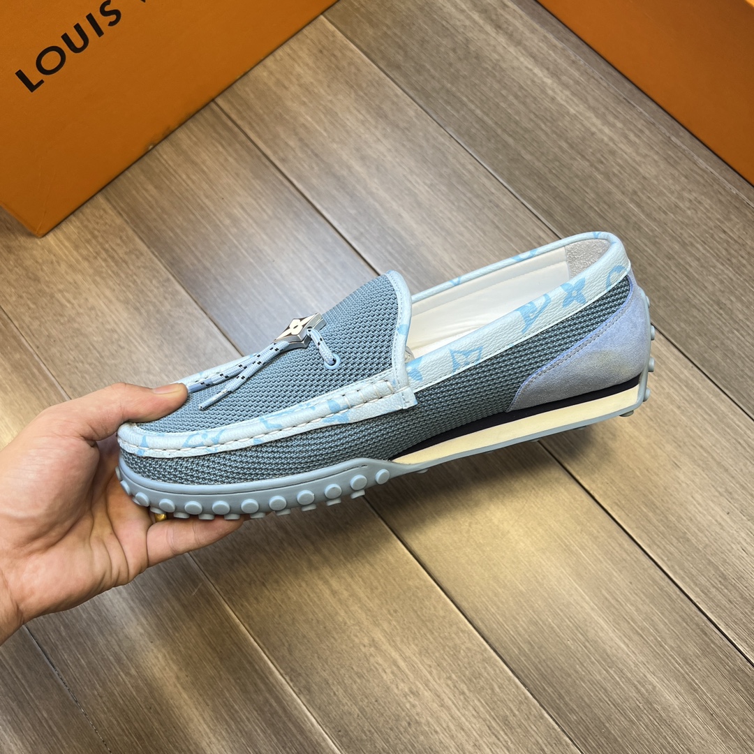 L0vis Vvtt0n LV Racer Moccasin Blue For Men