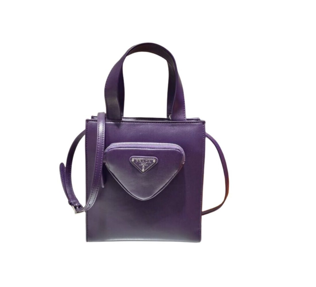 Pra*a Shoulder Bag In Purple For Women 8.6in/ 22cm