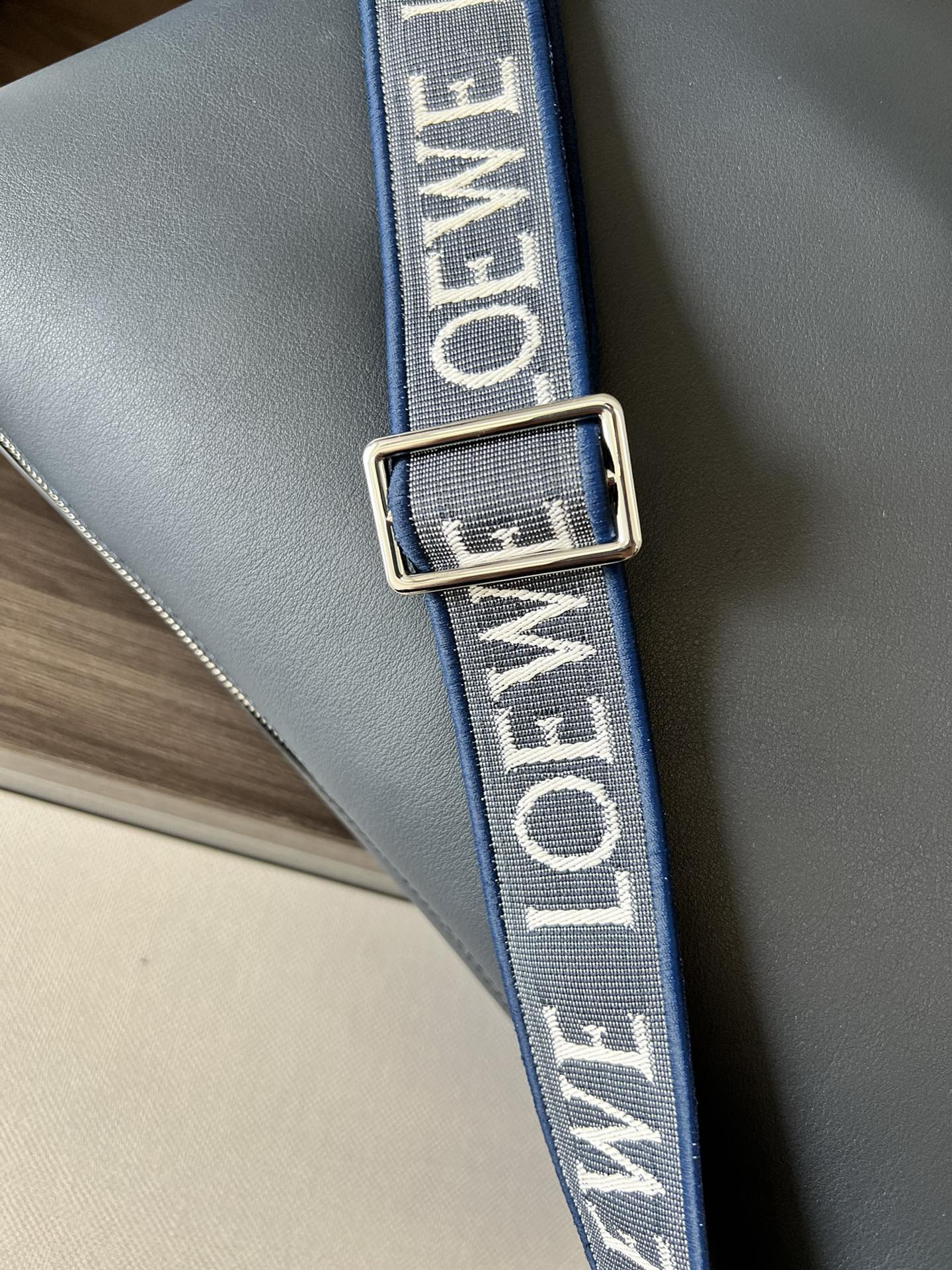 L0ew* Cubi Crossbody Bag Black/Navy Blue/Brown For Women 8.3in / 21cm