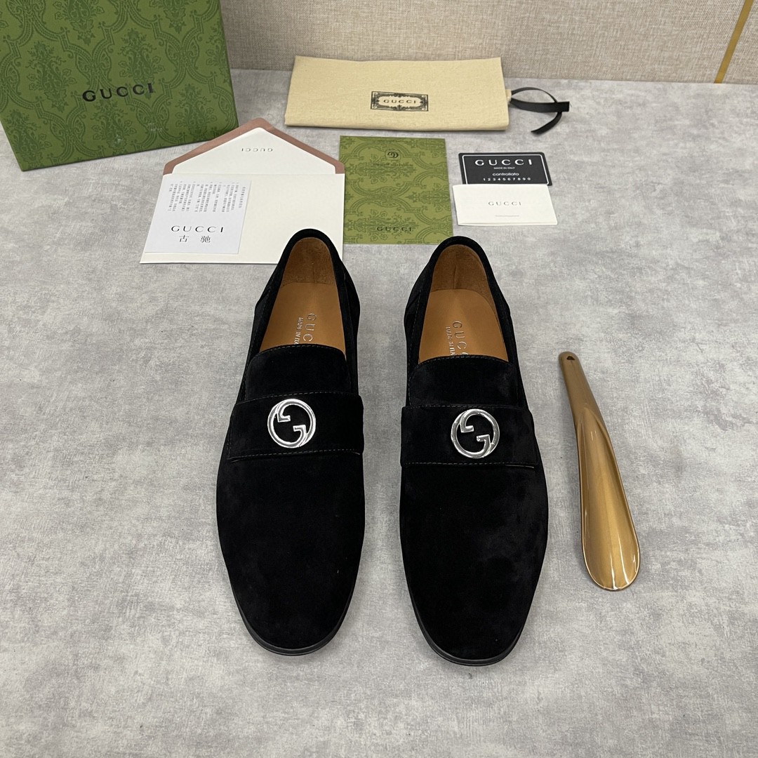 Gvc*1 Interlocking G Loafer Black For Men