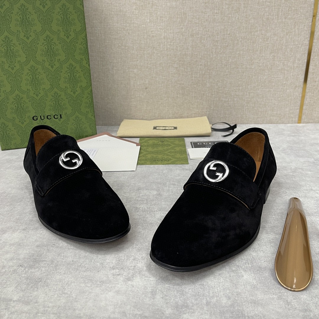 Gvc*1 Interlocking G Loafer Black For Men