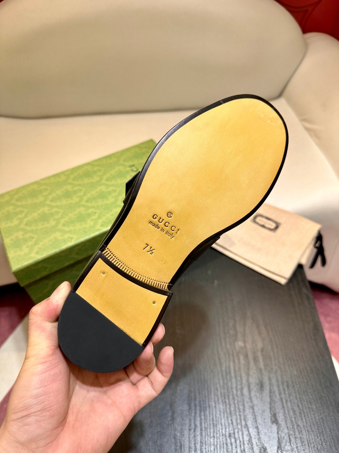 Gvc*1 Interlocking G Loafer Black For Men
