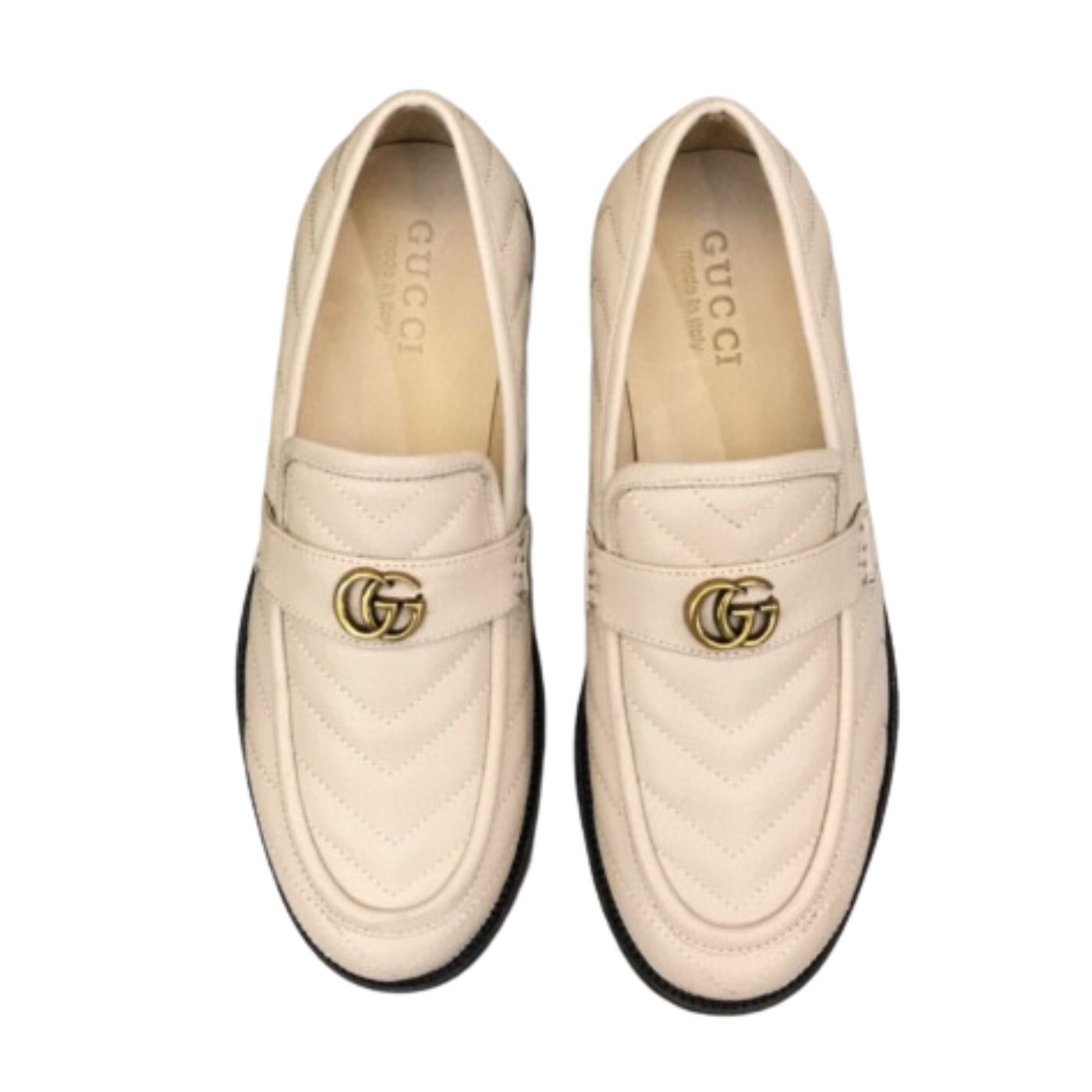 Gvc*1 Loafer With Interlocking G Beige For Men