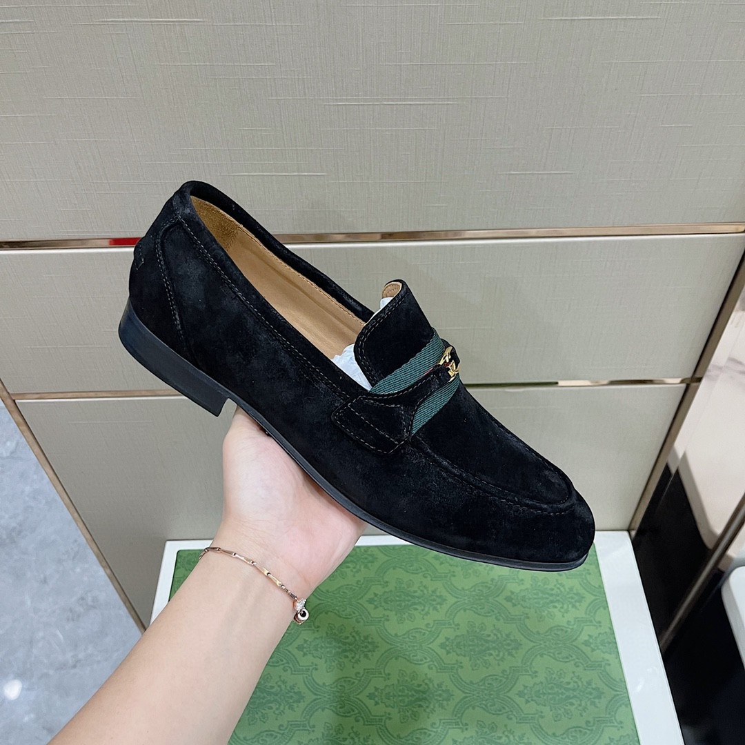 Gvc*1 Loafer With Interlocking G Black For Men