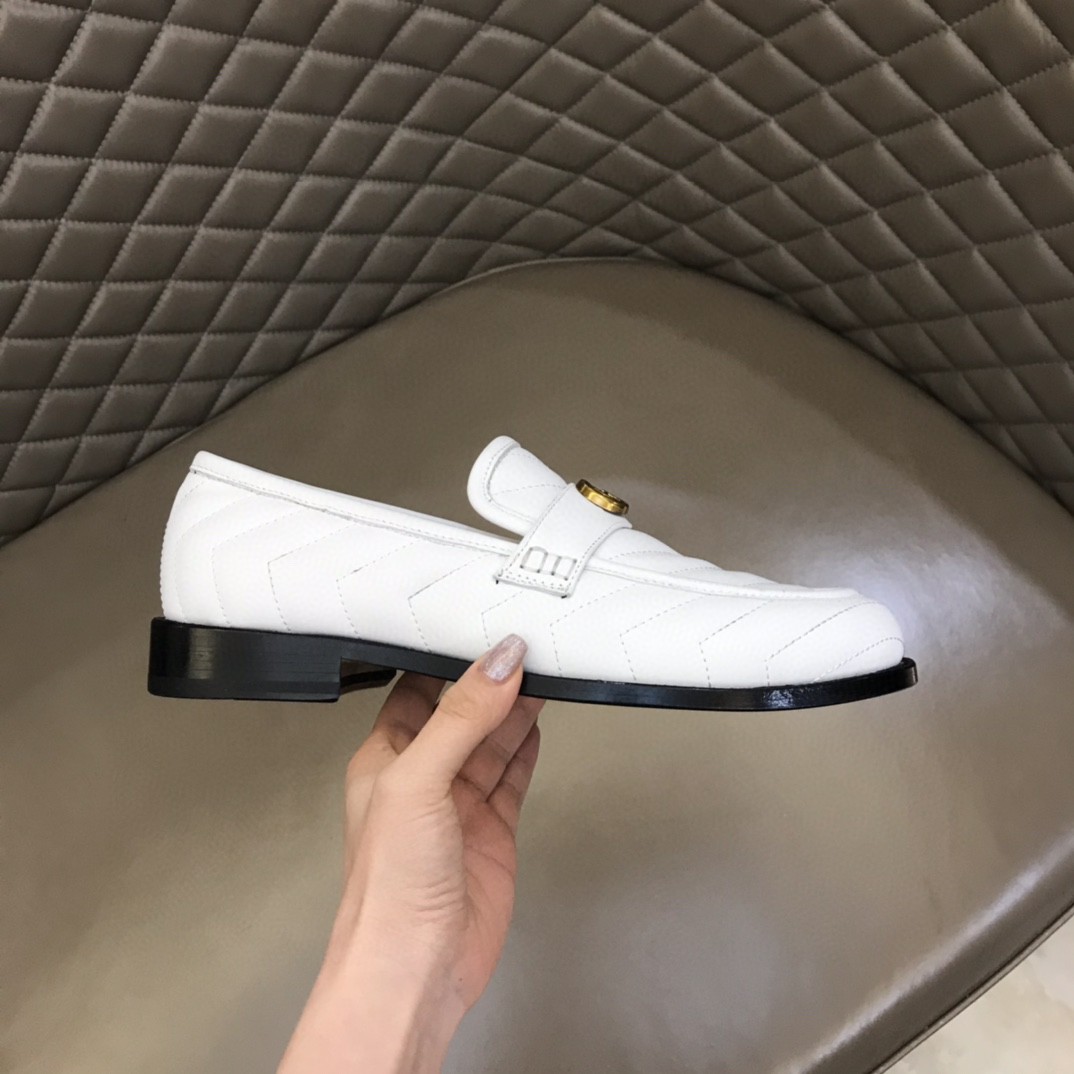 Gvc*1 Loafer With Interlocking G White For Men