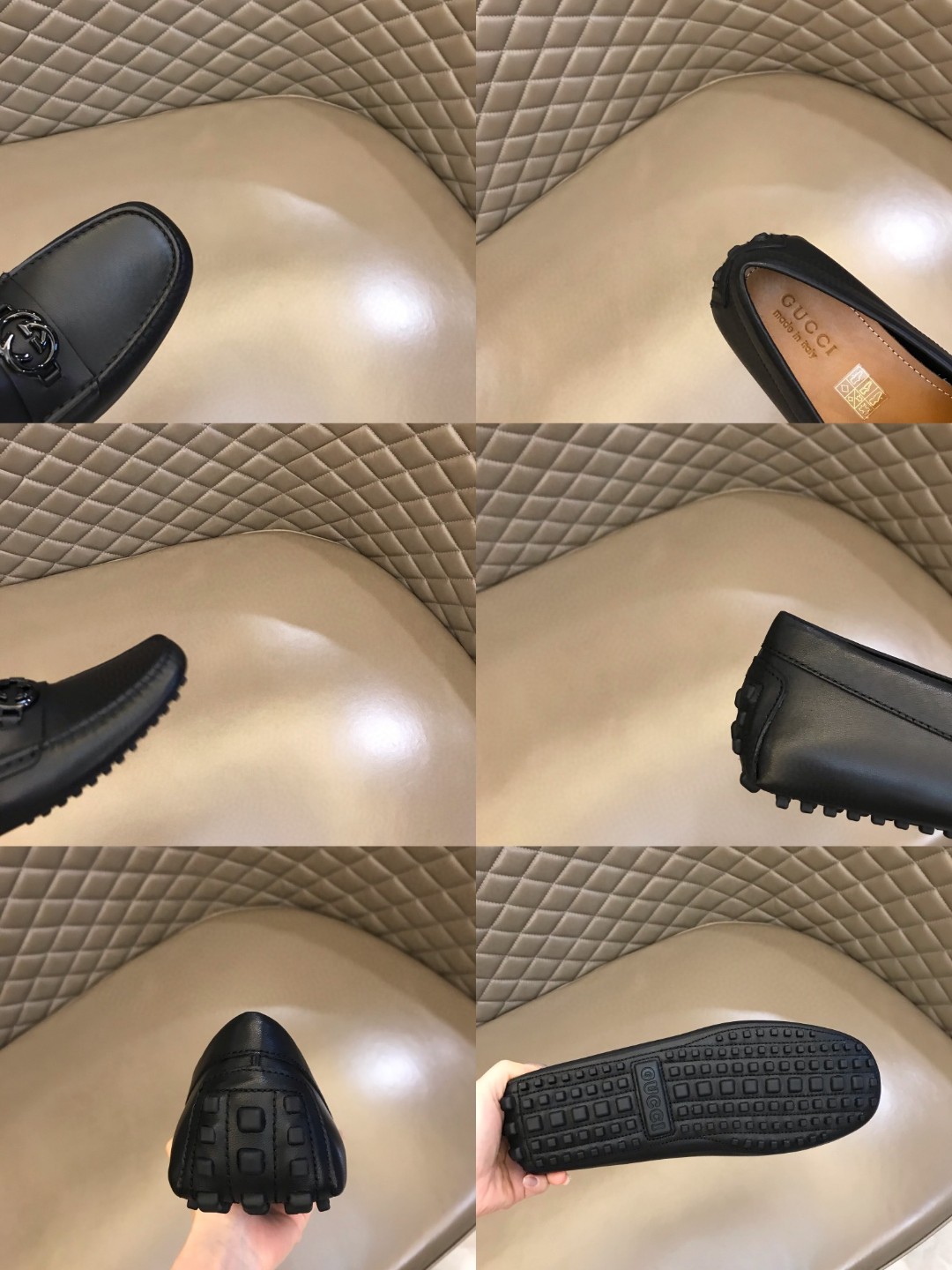 Loafer With Interlocking G Black For Men