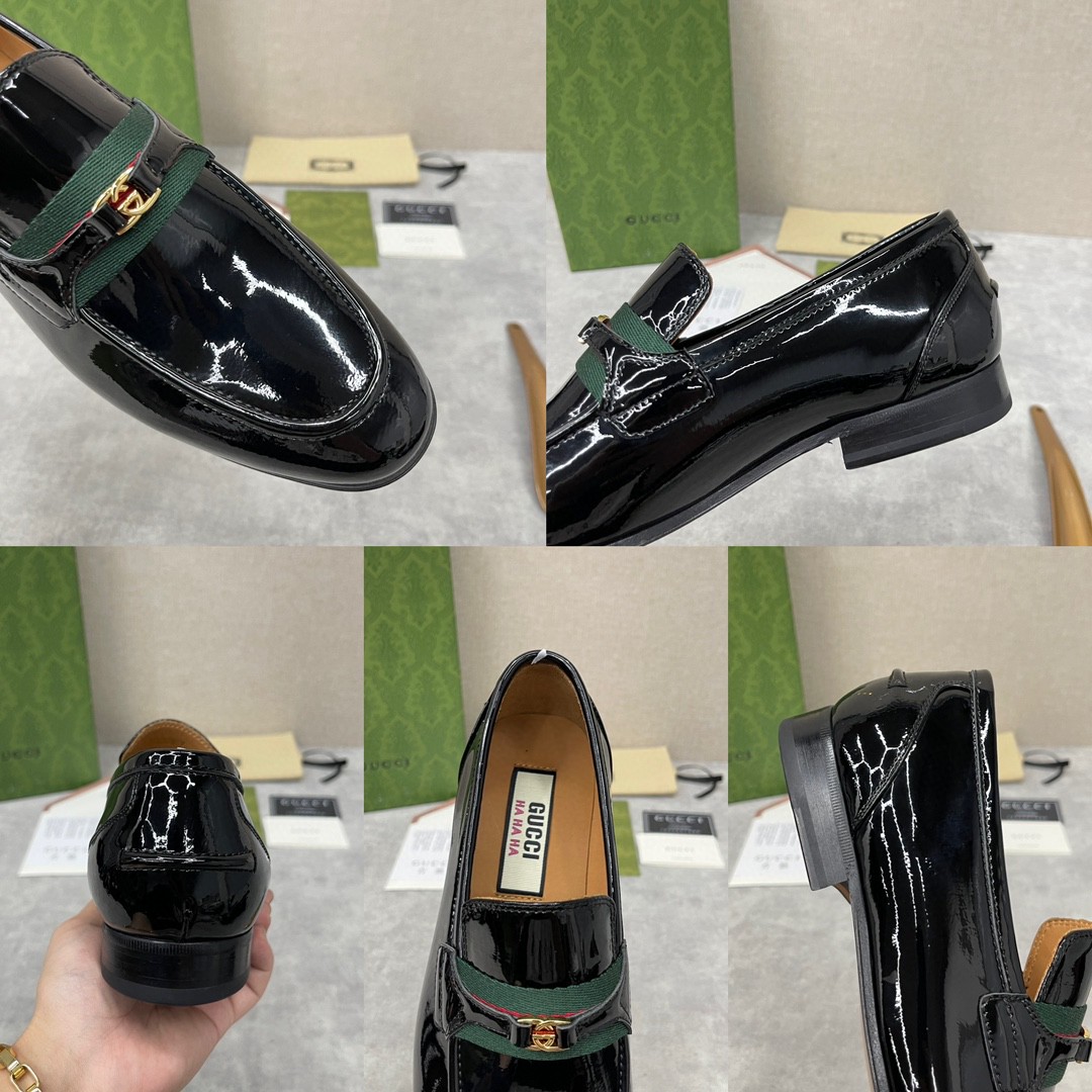 Gvc*1 Loafer With Interlocking G Black For Men