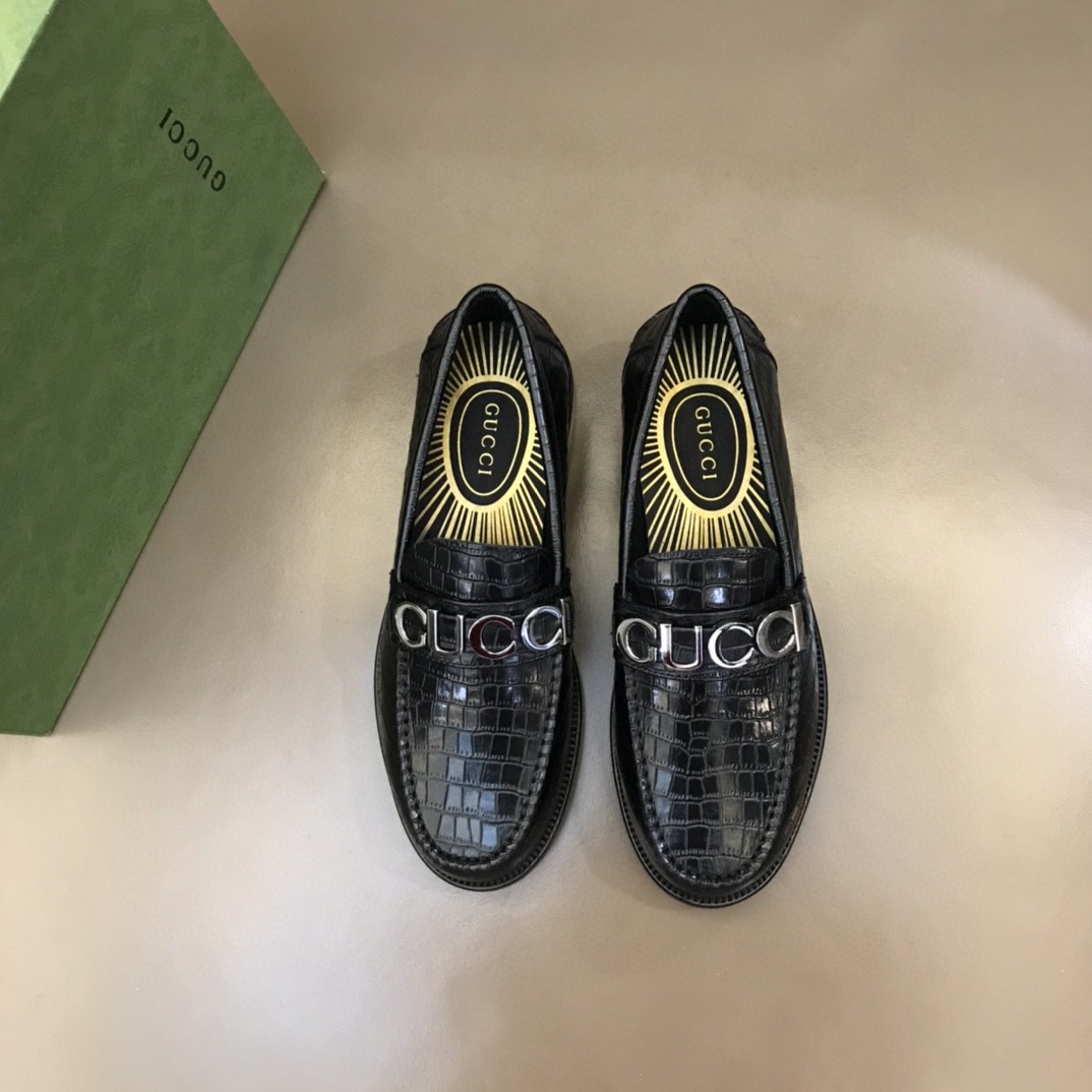Gvc*1 Loafer With Logo Gvc*1 Black For Men