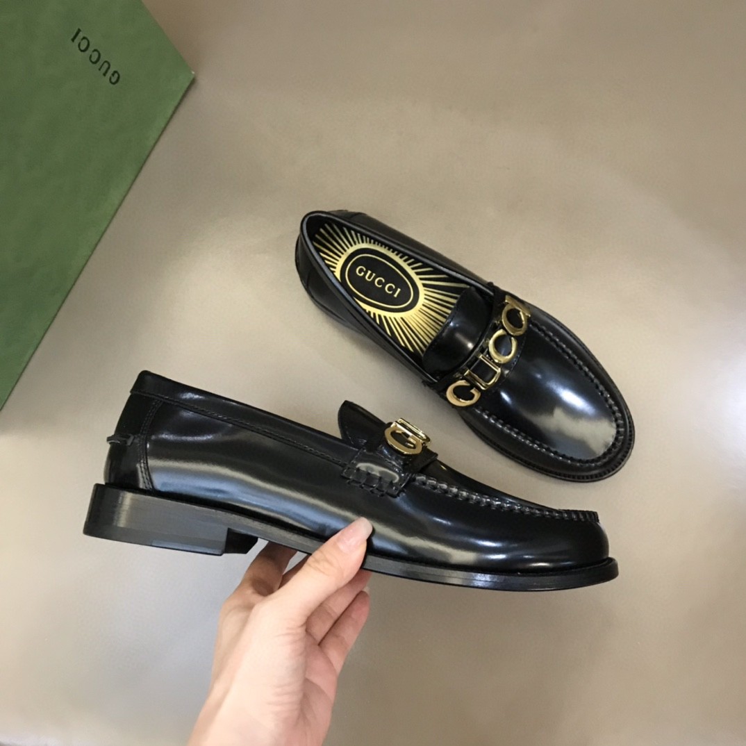 Gvc*1 Loafer With Logo Gvc*1 Black For Men