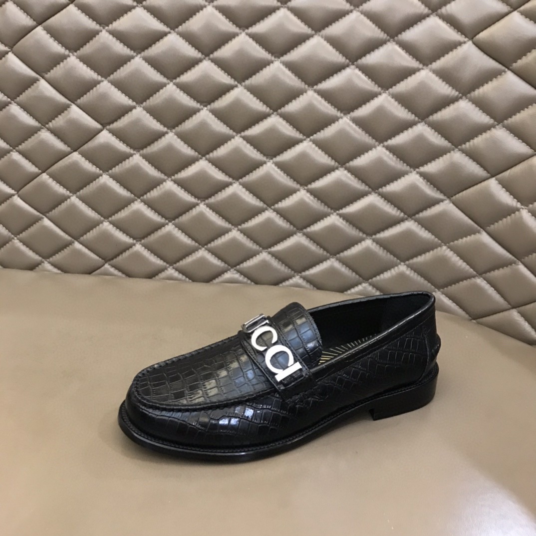 Gvc*1 Loafer With Logo Gvc*1 Black For Men