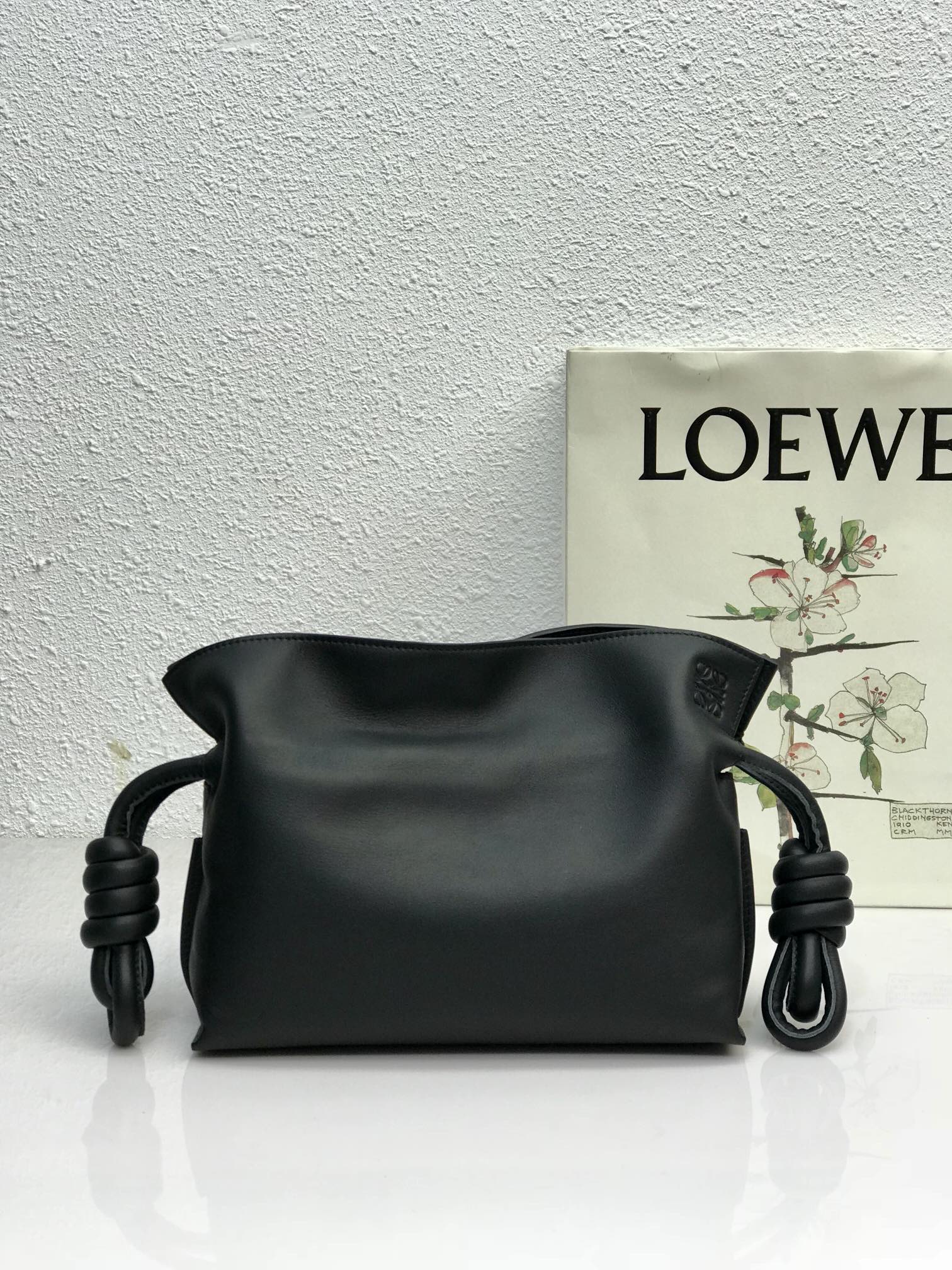 L0ew* Mini Flamenco Clutch Black/Brown/Dark Green/Green For Women 9.4in / 23.9cm A411FC2X37