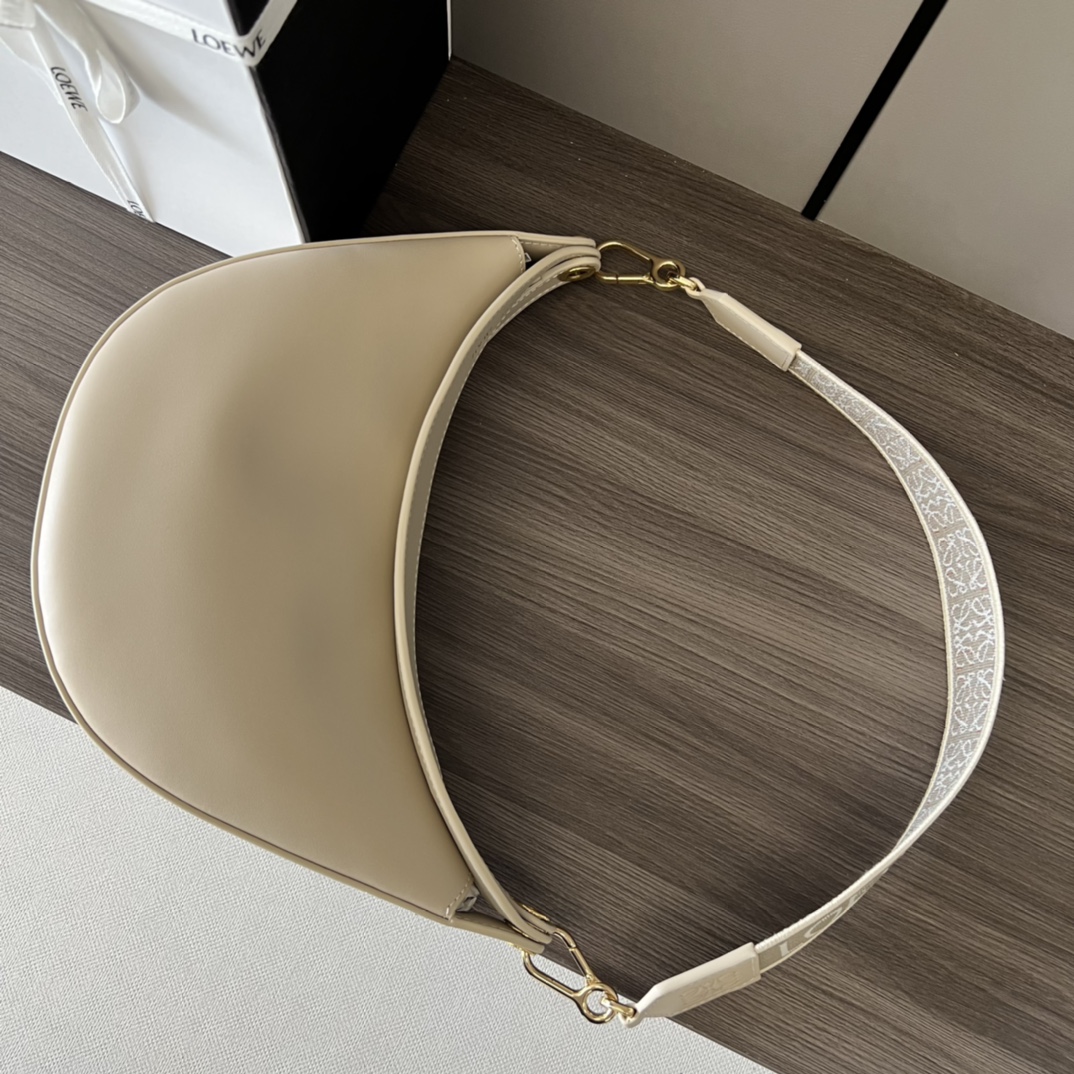 L0ew* Small Luna Bag Black/Brown/Cream/Green/Yellow For Women 12in / 30.5cm A923PM1X01