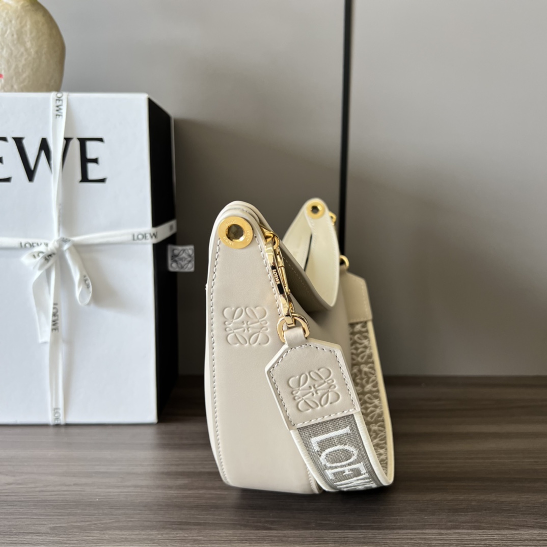 L0ew* Small Luna Bag Black/Brown/Cream/Green/Yellow For Women 12in / 30.5cm A923PM1X01