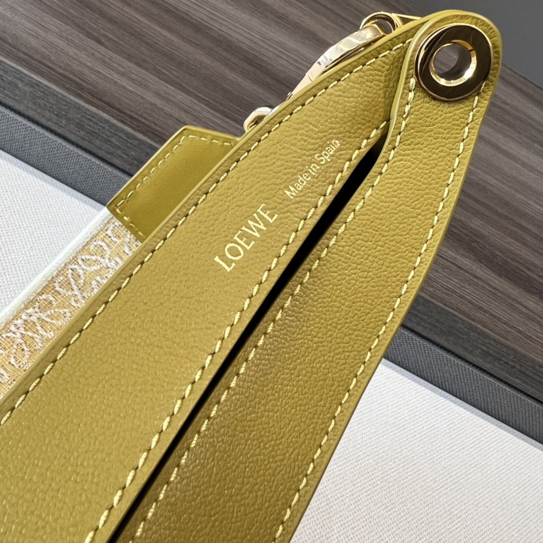 L0ew* Small Luna Bag Black/Brown/Cream/Green/Yellow For Women 12in / 30.5cm A923PM1X01