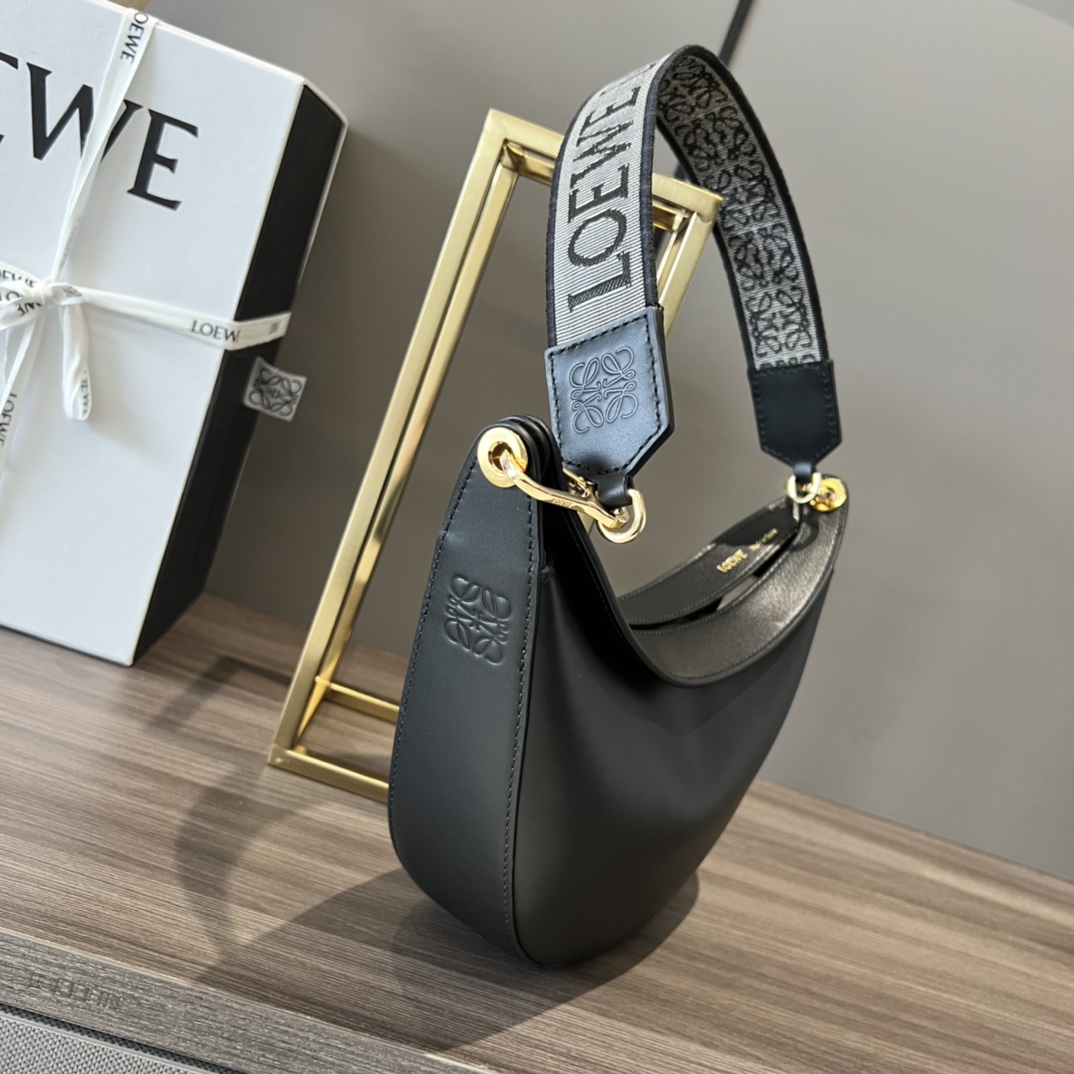 L0ew* Small Luna Bag Black/Brown/Cream/Green/Yellow For Women 12in / 30.5cm A923PM1X01
