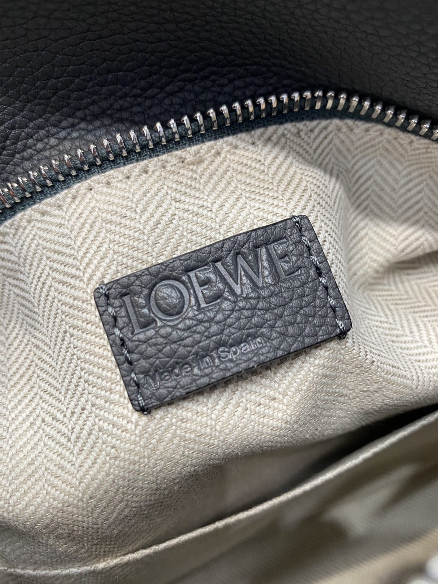 L0ew* Small Puzzle Bag Pink/Grey/Brown/Blue For Women 9.4in / 24cm