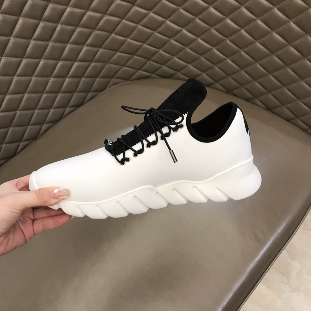 F**di FD Faster Trainers White For Men