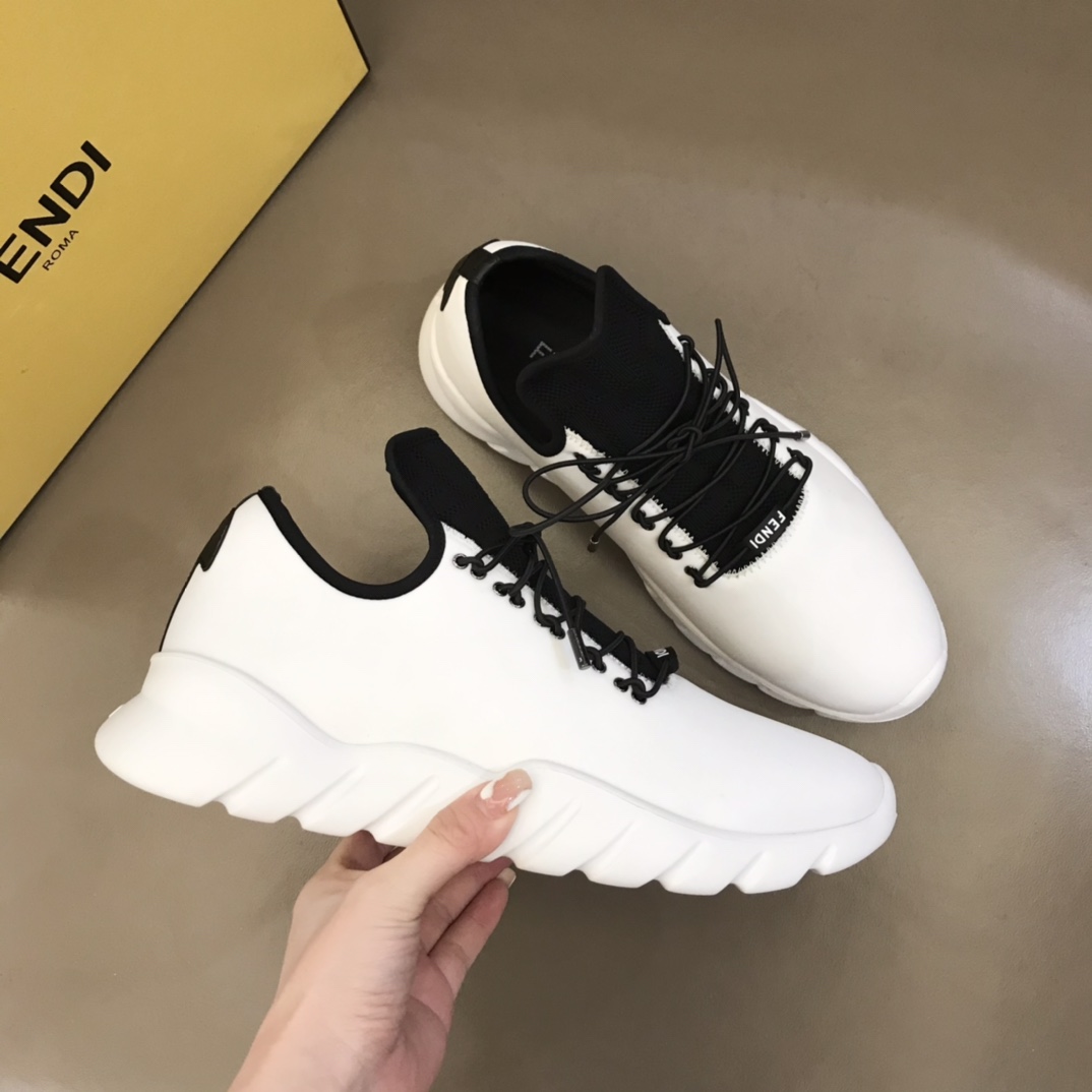 F**di FD Faster Trainers White For Men