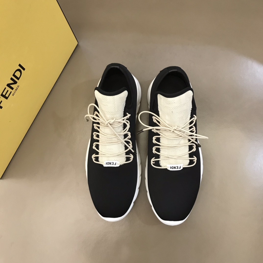 F**di FD Faster Trainers Black For Men
