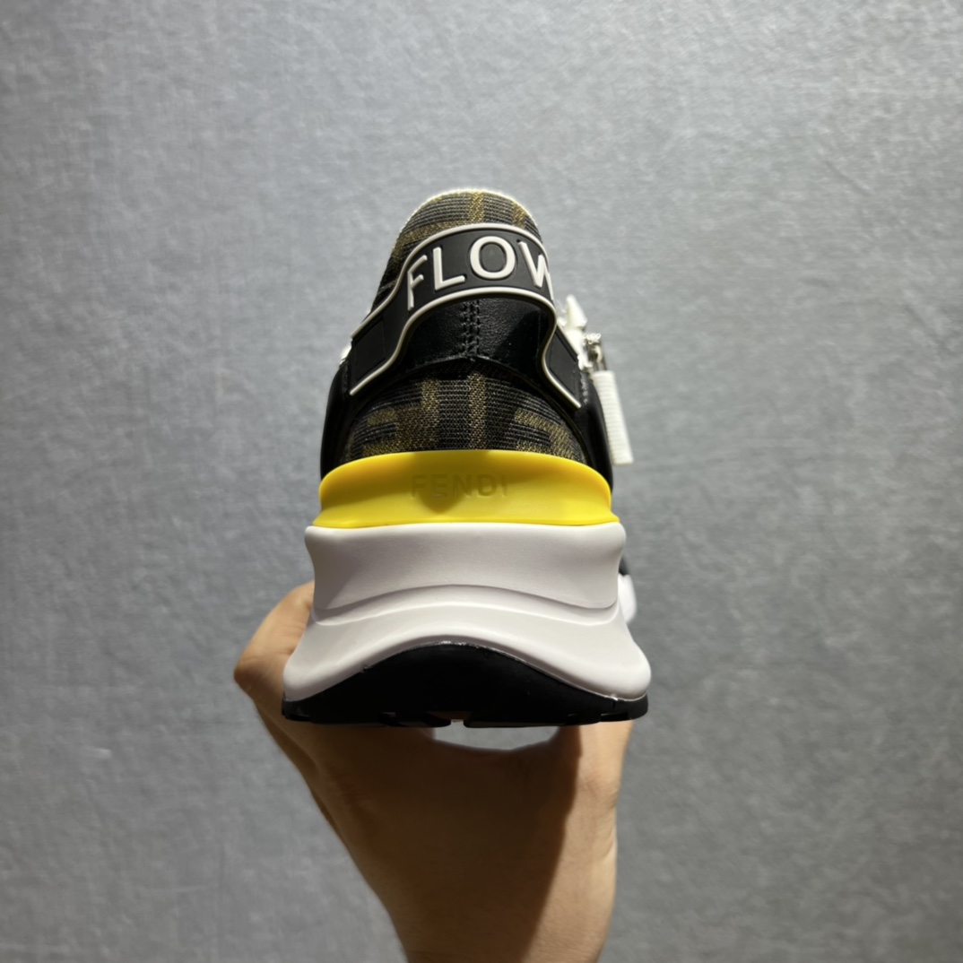 F**di FD Flow Sneakers White For Men 7E1392AJZHF1HGR