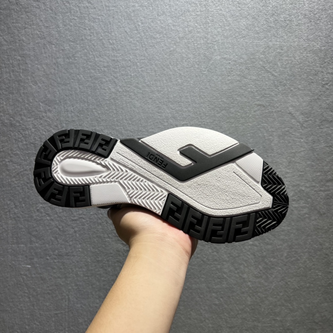 F**di FD Flow Sneakers White For Men 7E1392AJZHF1HGR