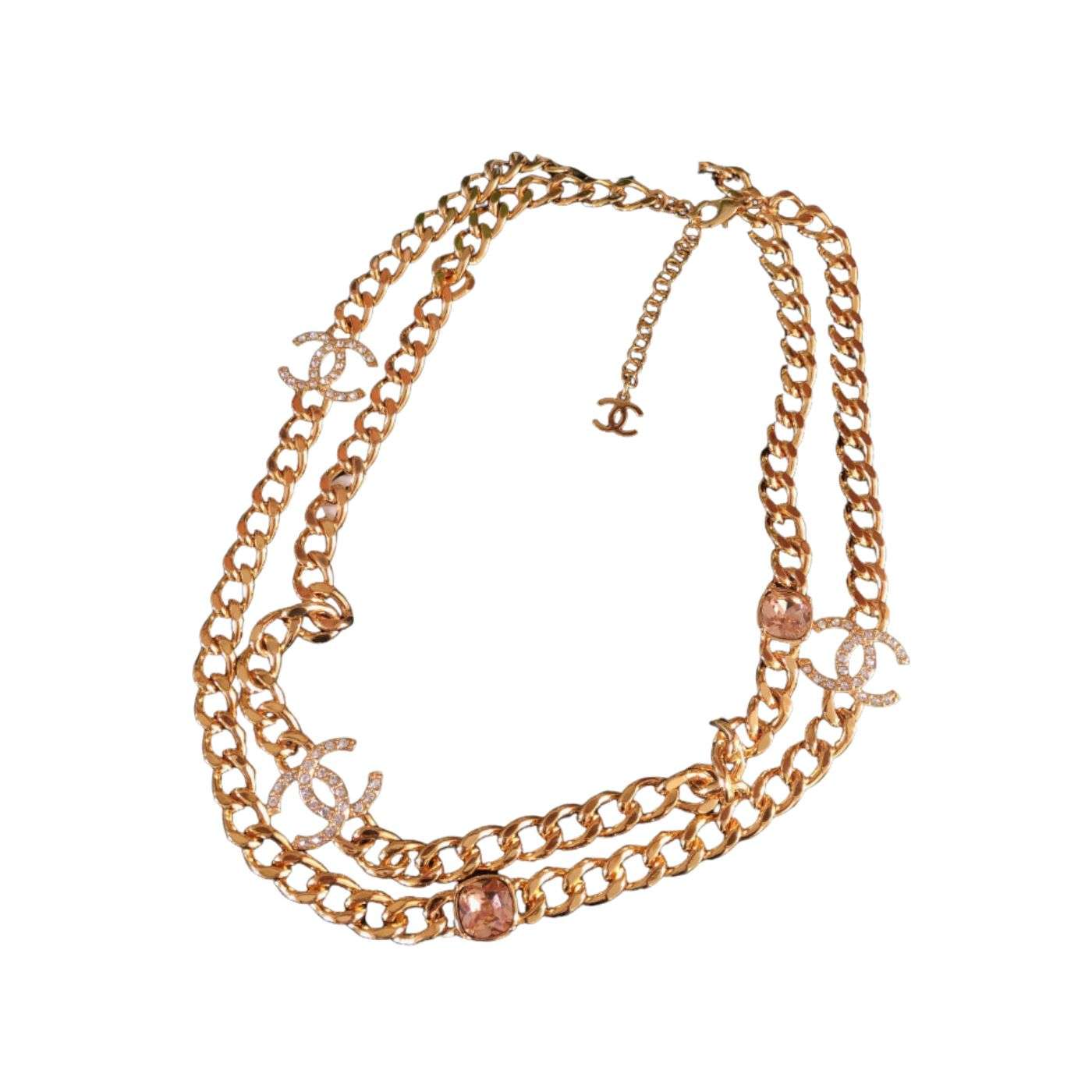 Ch**el Chain Necklaces Gold For Women