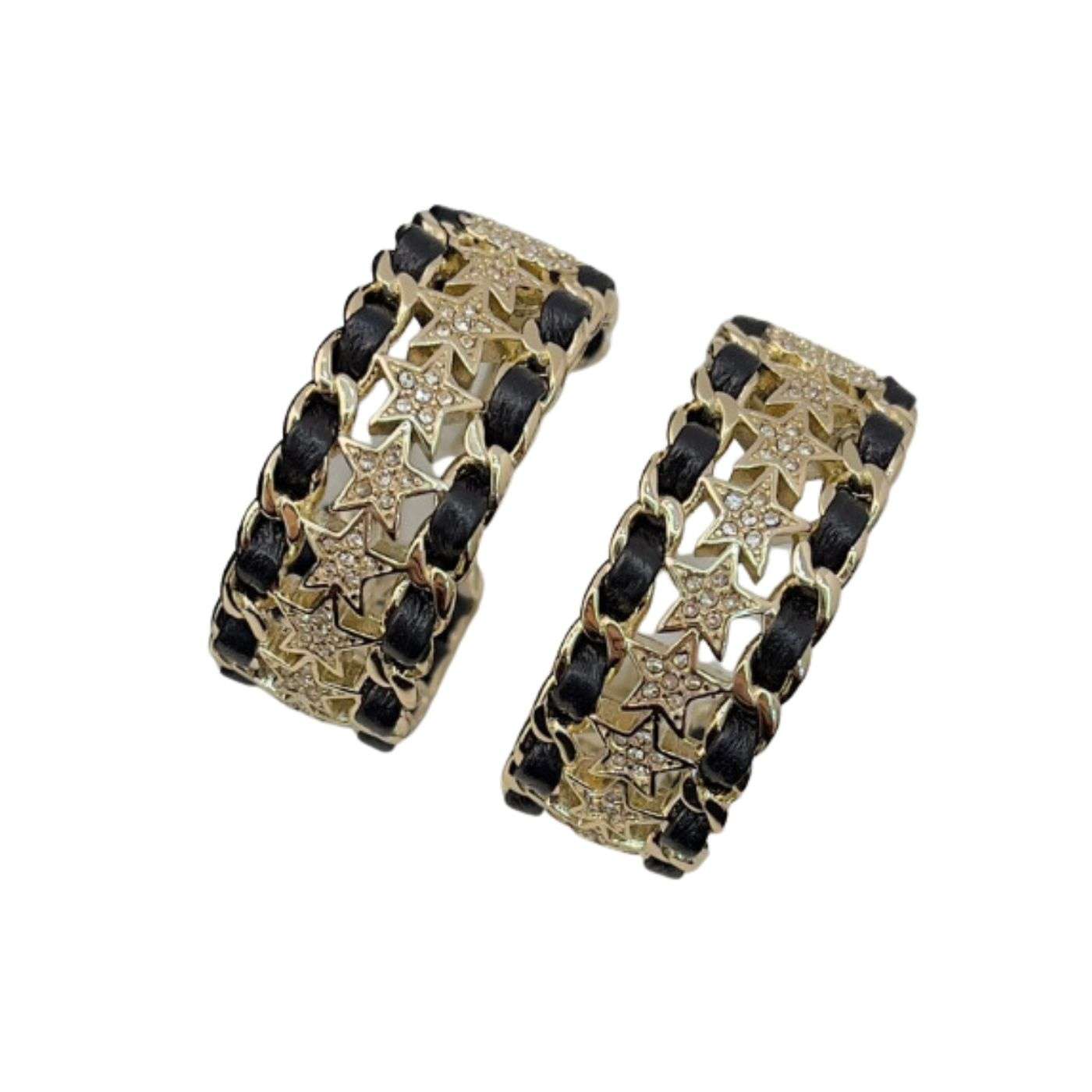Ch**el Star Earrings Gold For Women