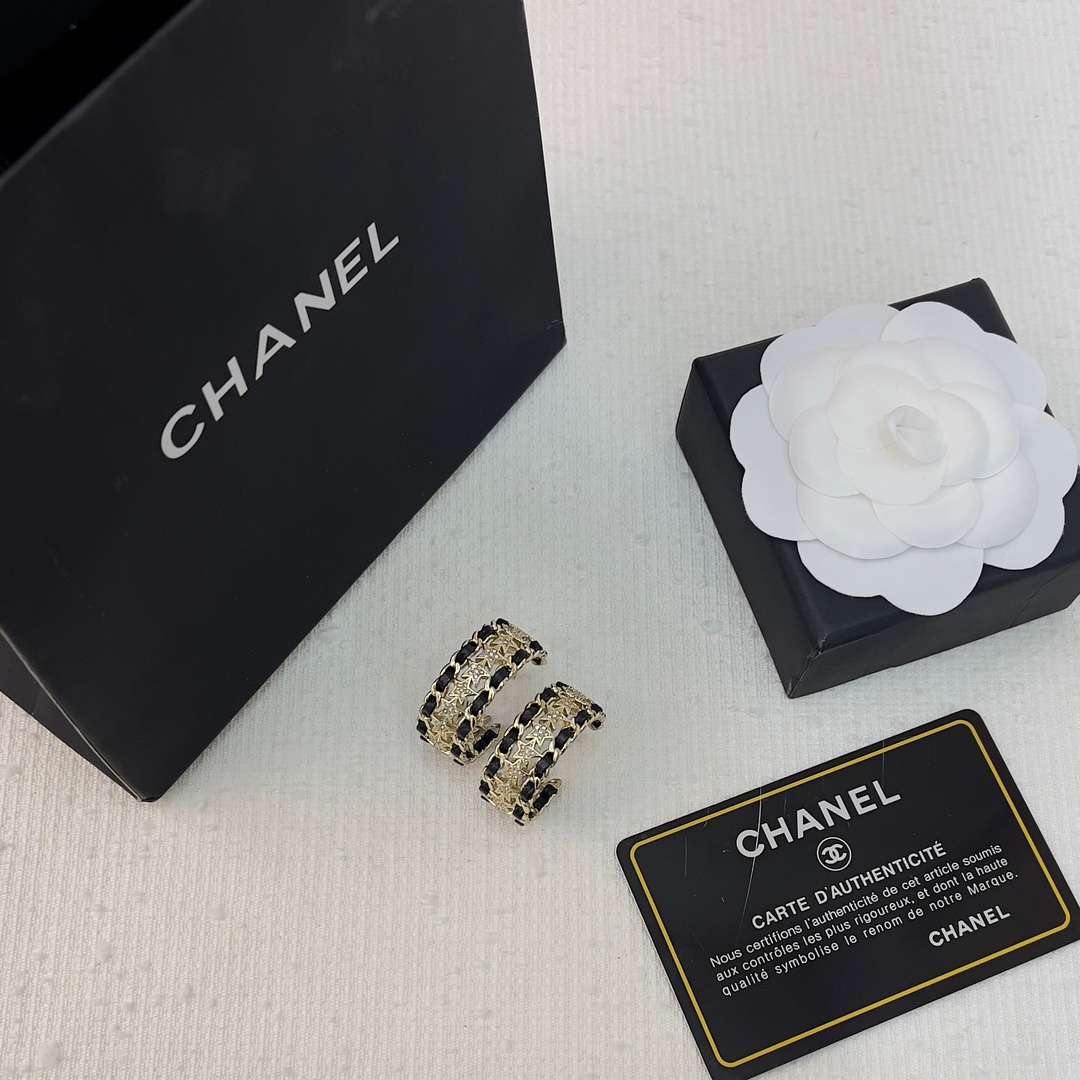 Ch**el Star Earrings Gold For Women