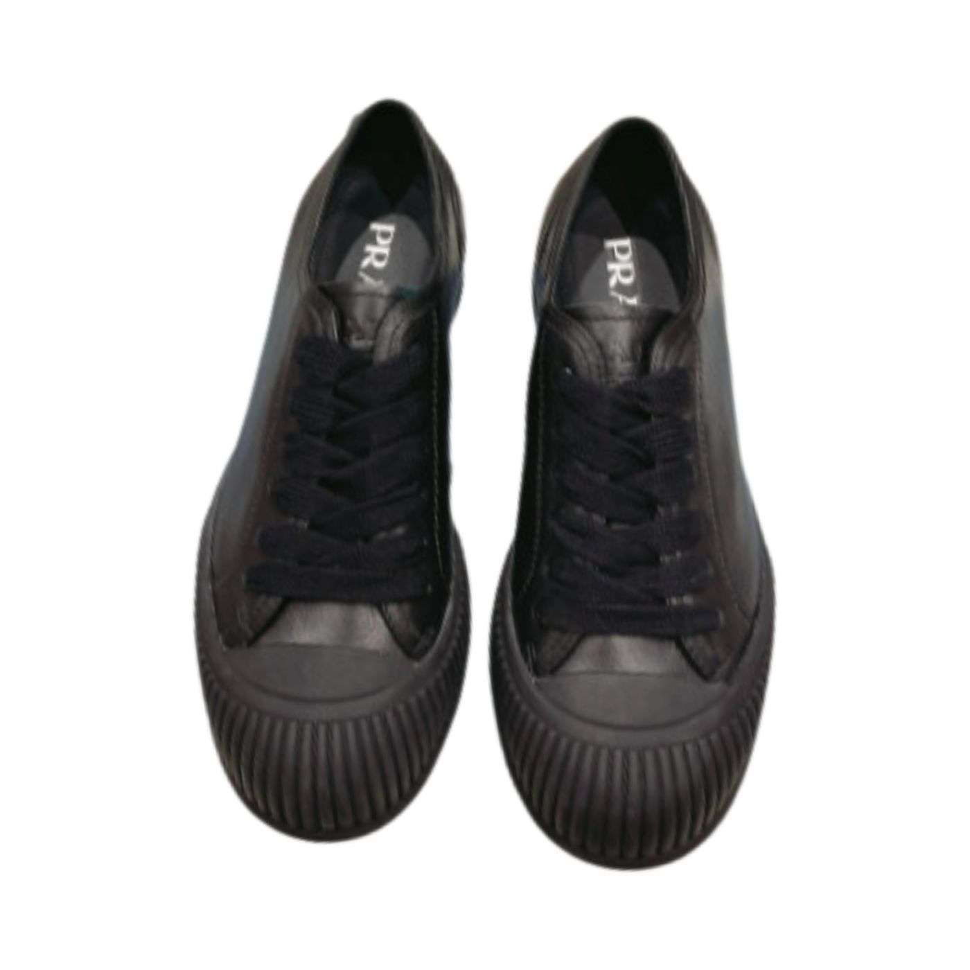 Pra*a Chunky Sole Sneakers Black For Women