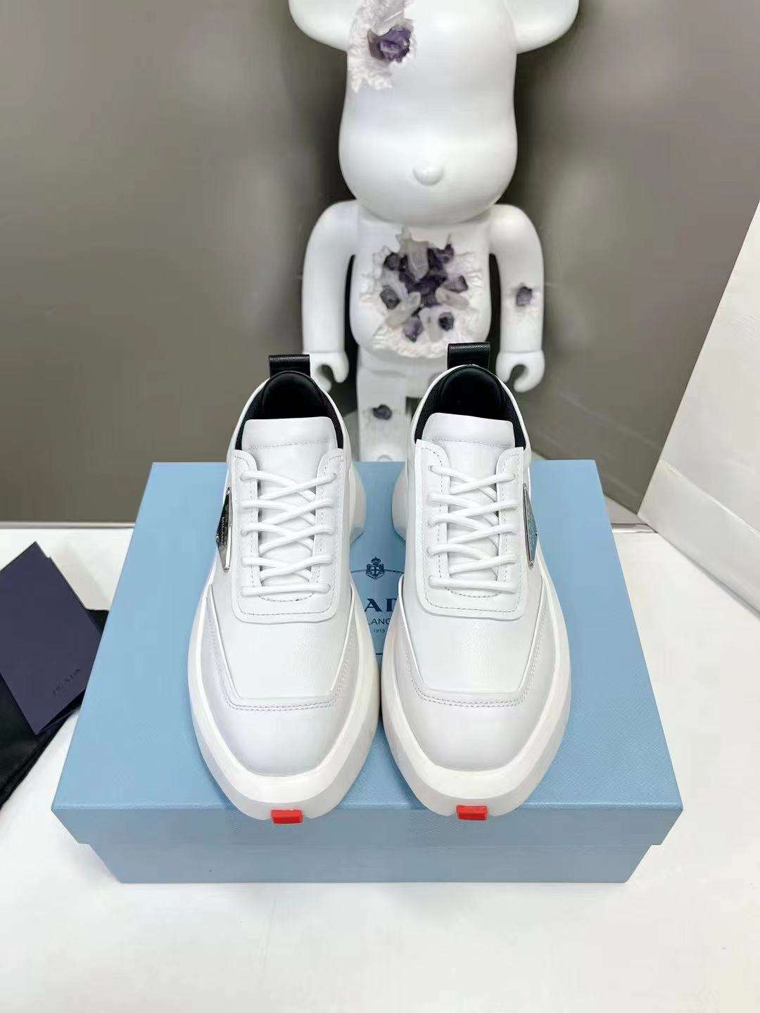 Pra*a Padded Sneakers White For Women