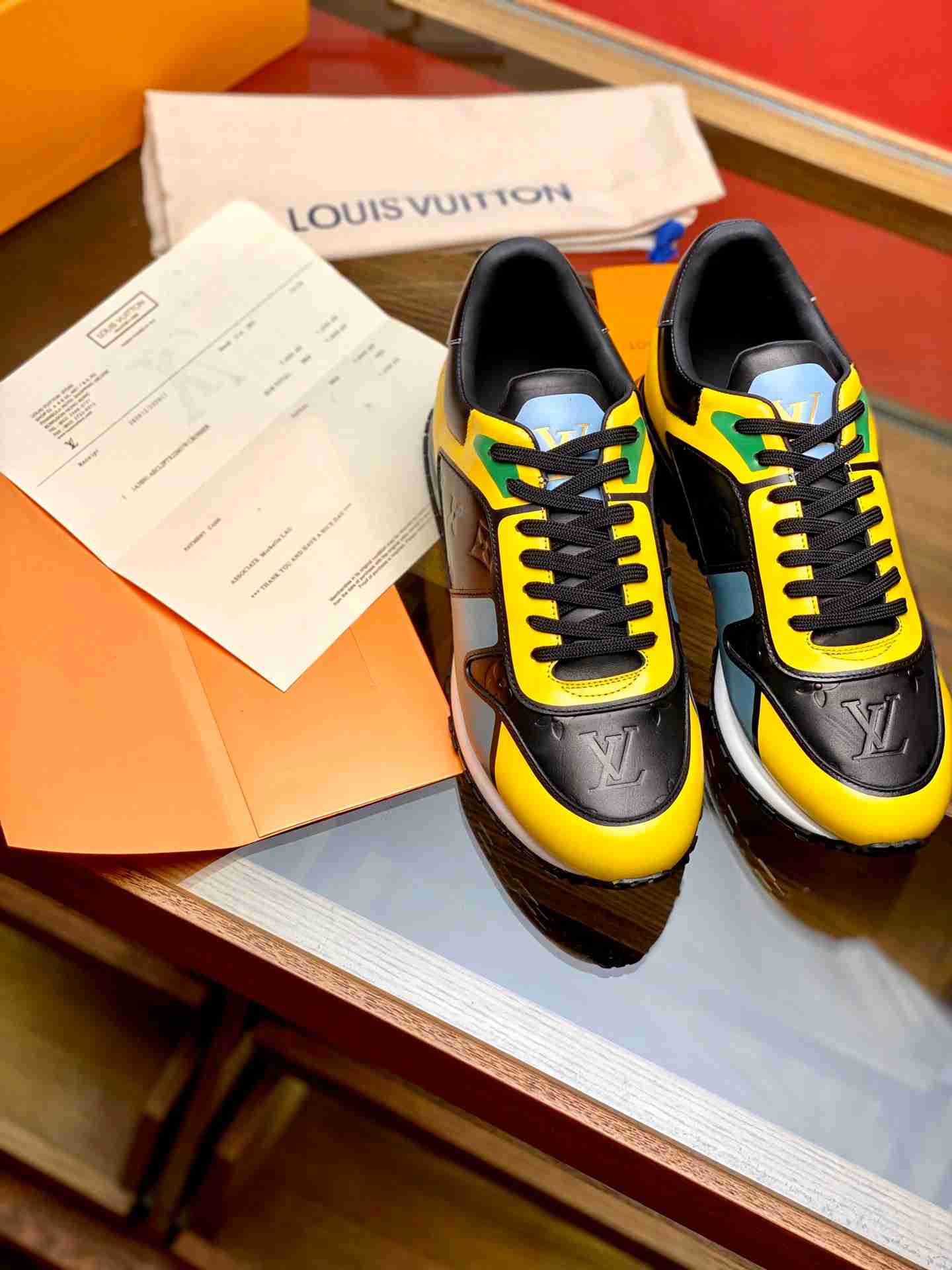 L0vis Vvtt0n Run Away Sneaker Yellow For Men