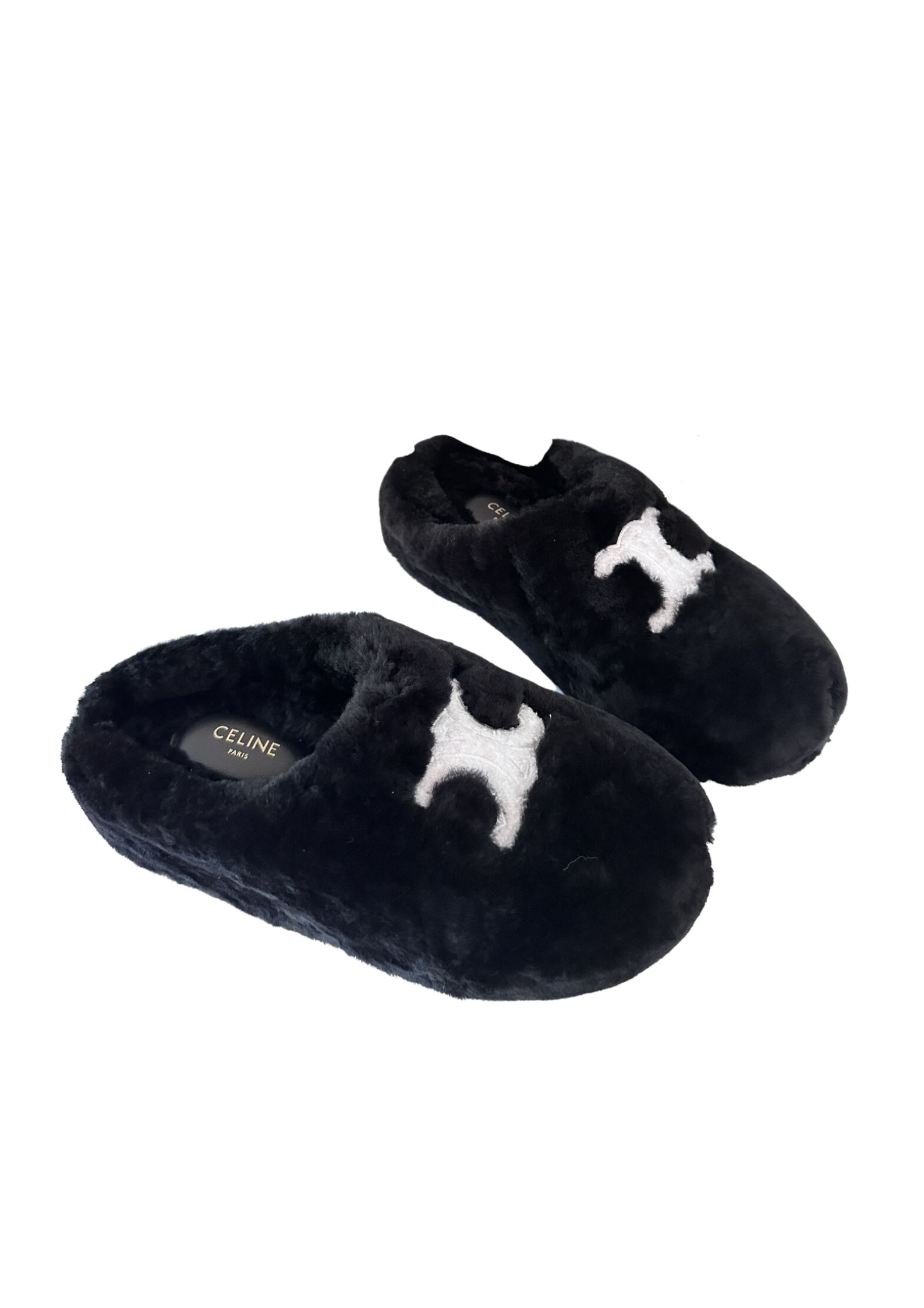 Ce1i*e Ce1i*e Fur Mule In Shearling Black For Women
