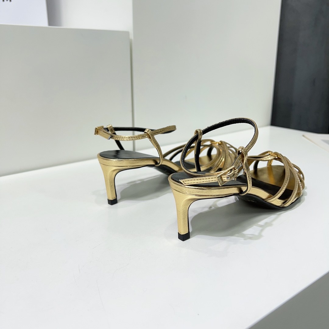 Ce1i*e Triomphe Sandal Gold Tone For Women