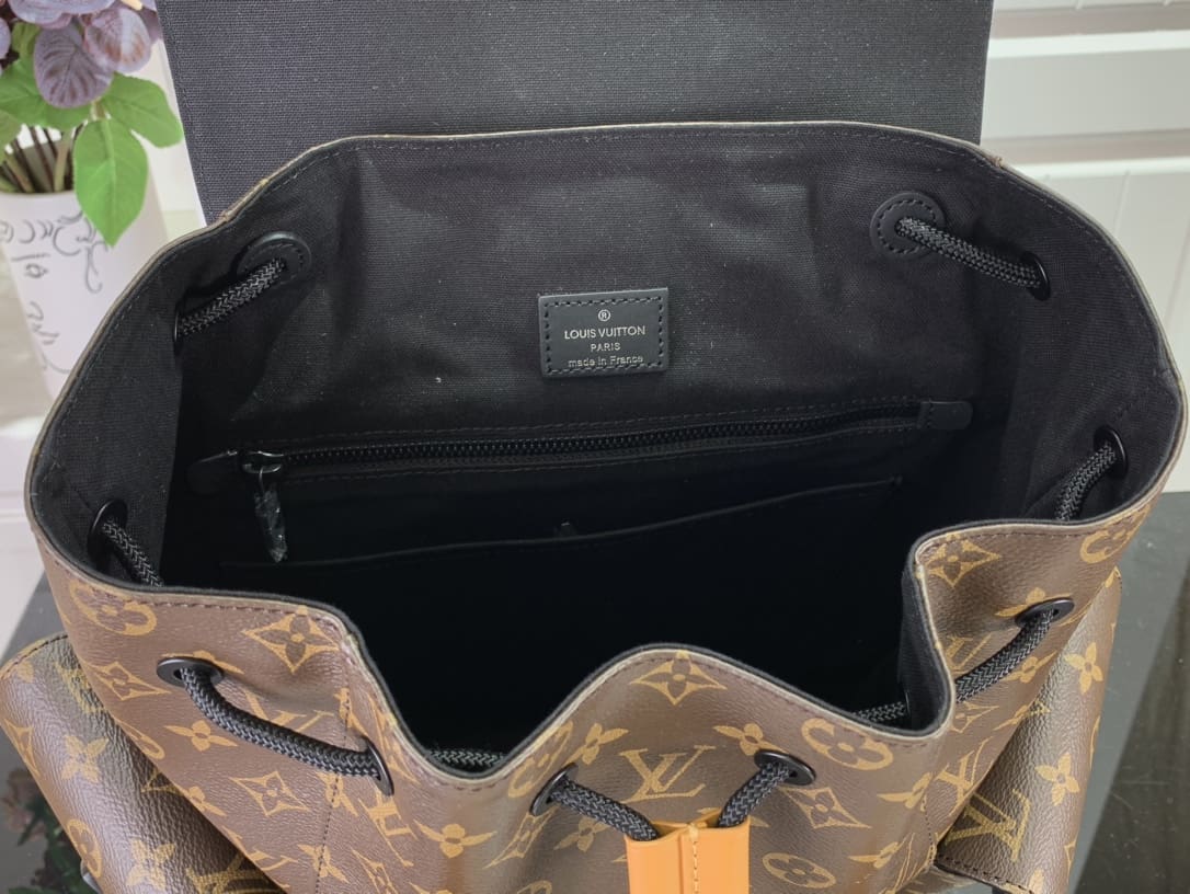 L0vis Vvtt0n Christopher MM Backpack Black/Blue/Brown For Men 44cm/ 17.3 in M21936