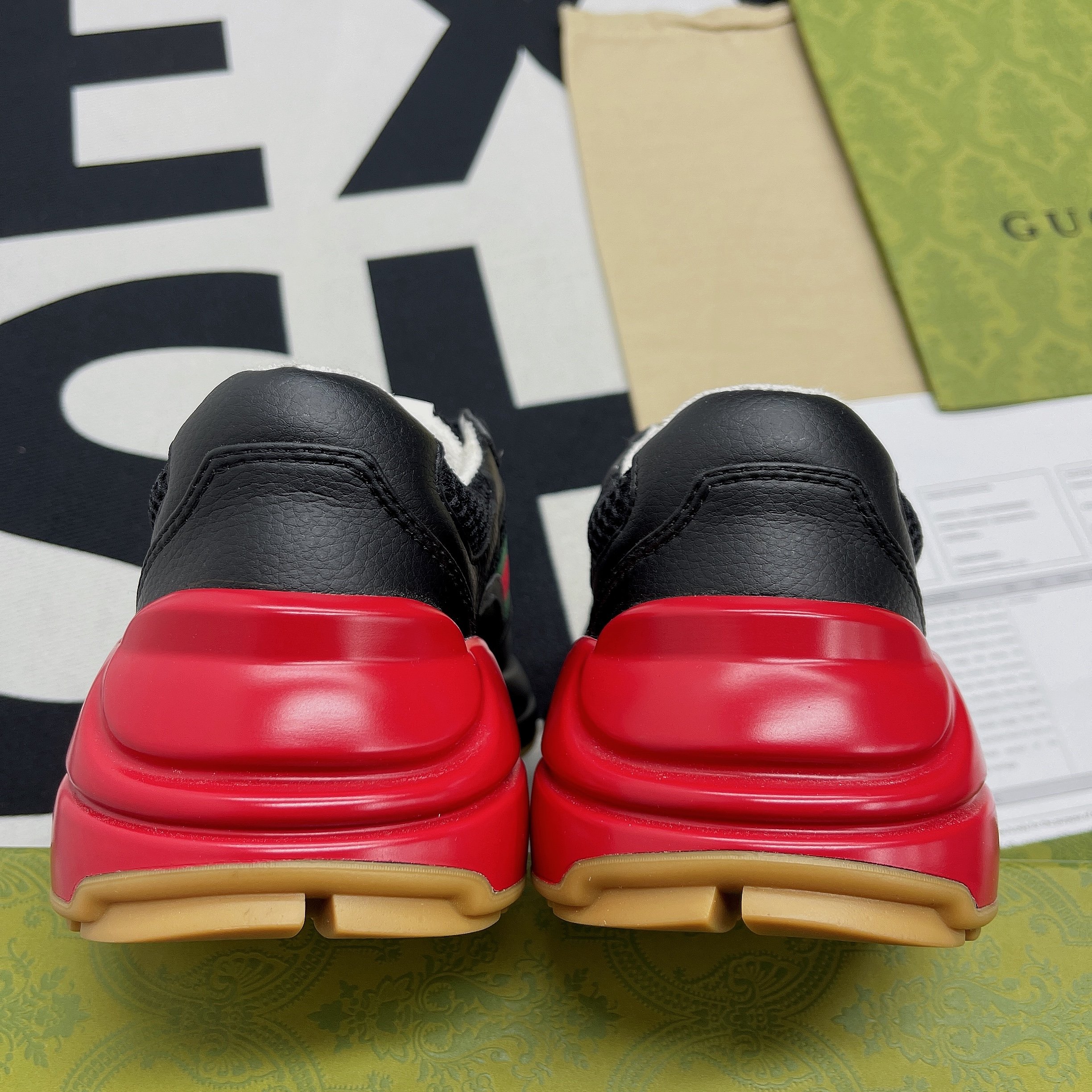 Gvc*1 GG Rhyton Sneaker Black For Men