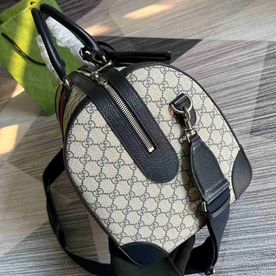 Gvc*1 Savoy Small Duffle Bag Blue/Black 17.7 in/45 cm 724642 9C2SN 4076