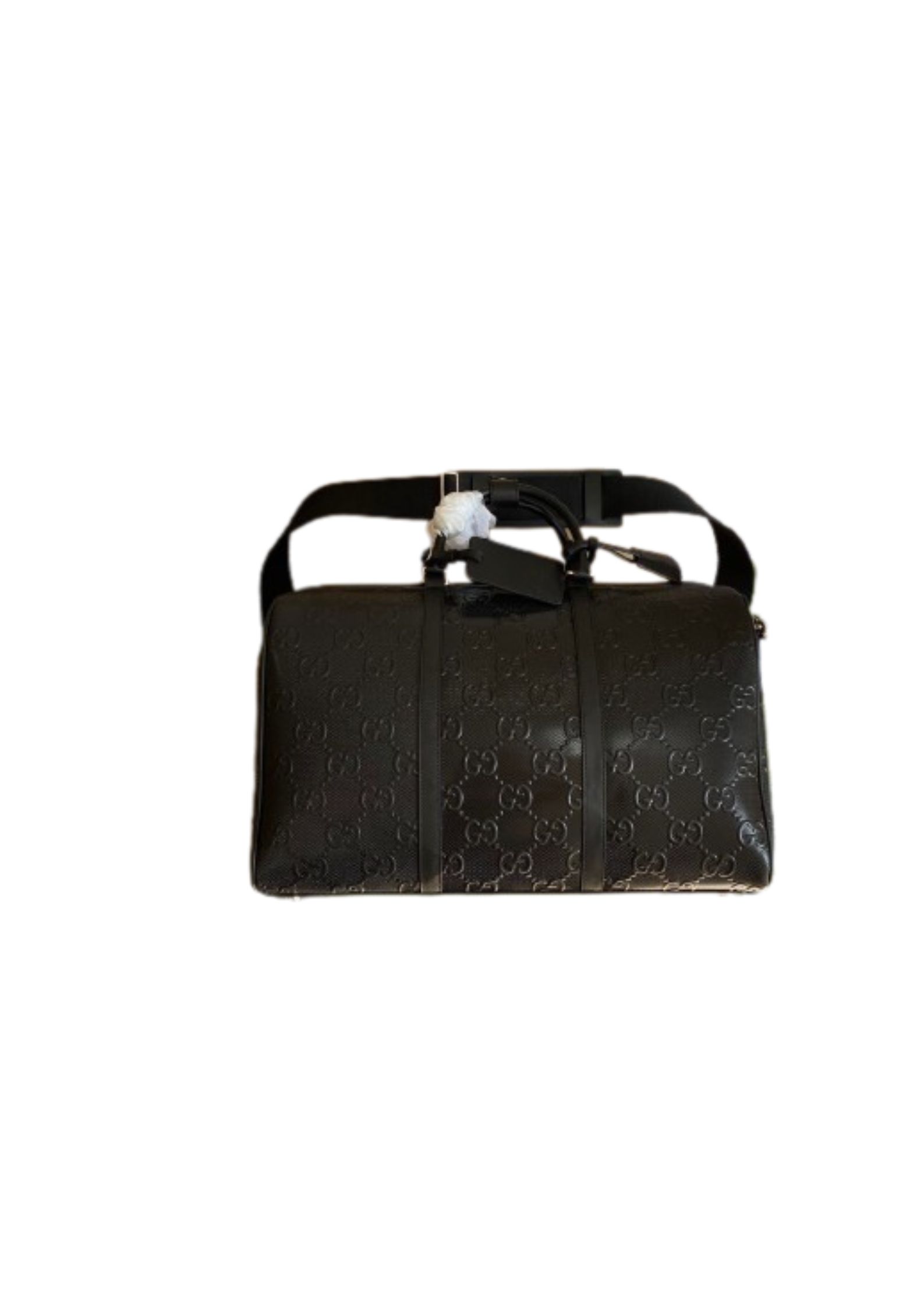 Gvc*1 Jumbo Gg Duffle Bag Black/White 15.9 in/40cm