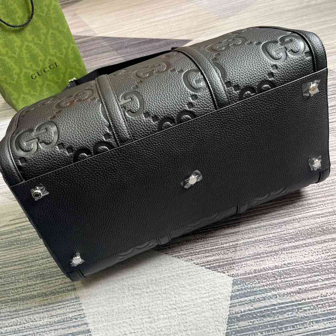 Gvc*1 Jumbo Gg Small Duffle Bag Black 17.7 in/45cm 725282 AABY7 1000