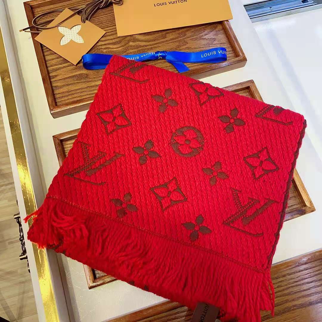 L0vis Vvtt0n Logomania Scarf Red For Women M72432