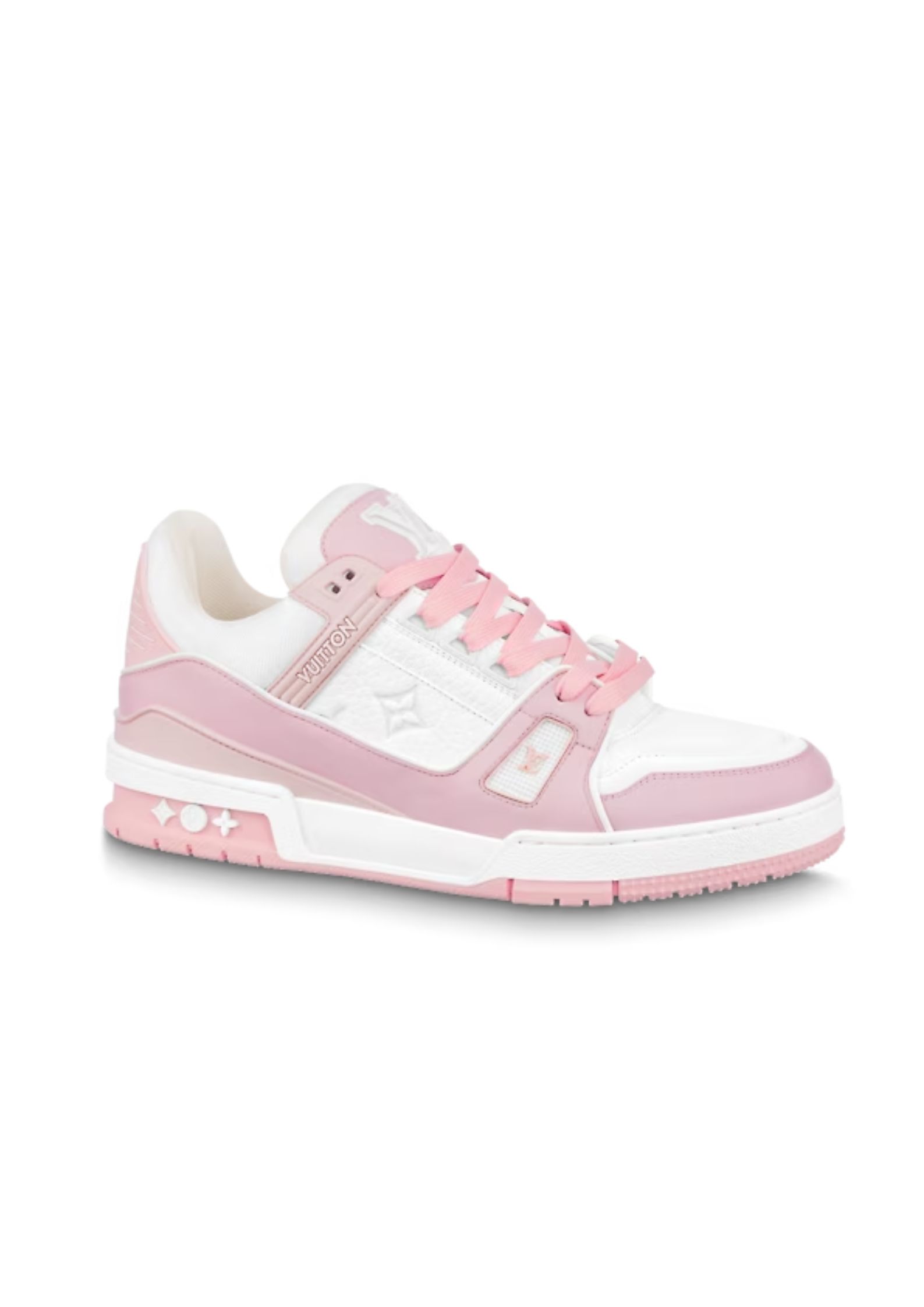L0vis Vvtt0n LV Trainer Sneaker Pink For Men 1ABOEI