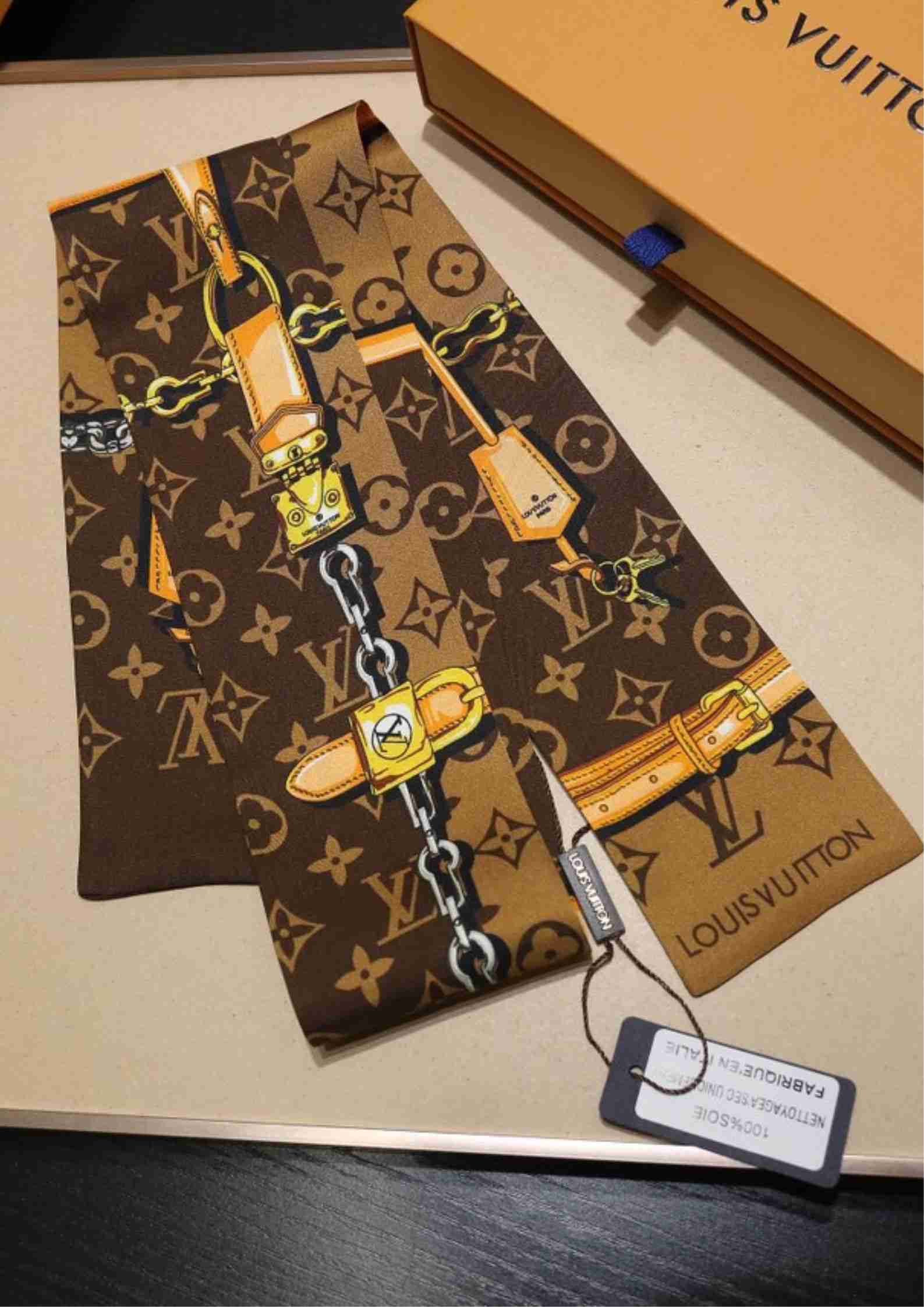 L0vis Vvtt0n Monogram Confidential Bandeau Brown For Women M78655